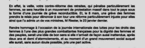 « Monsieur le Président de la République, ce 8 mars 2023, avec toutes les féministes, c’est Gisèle Halimi elle-même qui sera absente de votre hommage » IMG_8398