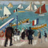 Raoul Dufy (1877-1953). "Les régates". Huile sur toile, 1907-1908. Paris, musée d'Art moderne.
