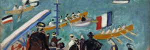 Raoul Dufy (1877-1953). "Les régates". Huile sur toile, 1907-1908. Paris, musée d'Art moderne.